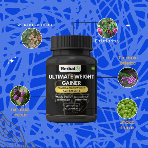 HerbalQ Ultimate Body Growth Combo (Height + Weight Pack)