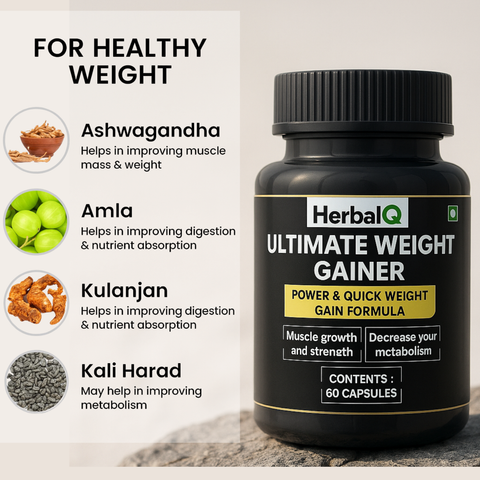 HerbalQ Weight Gainer – Doctor Trusted Formula